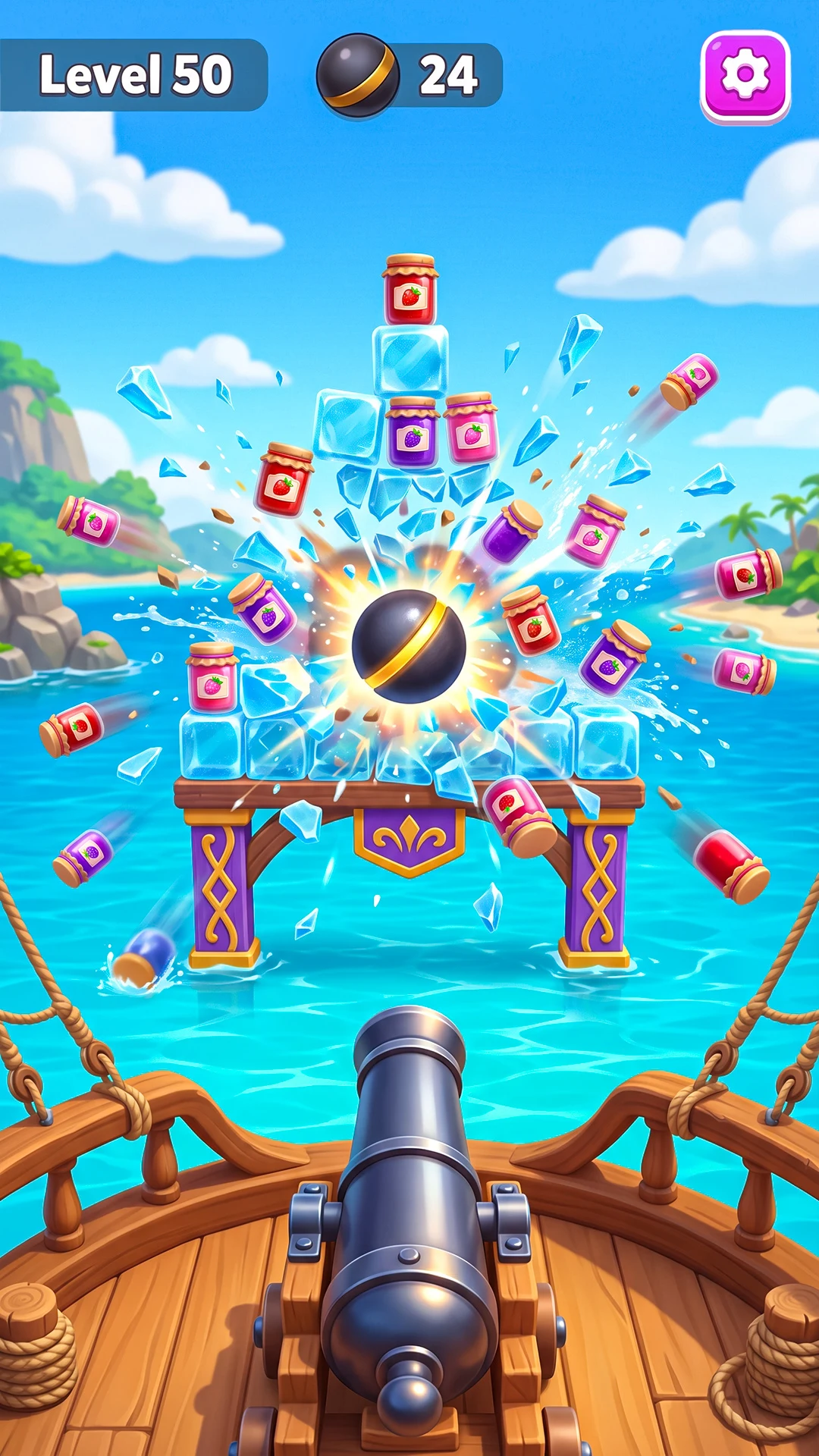 Smash Blocks: Physics Puzzle screenshot