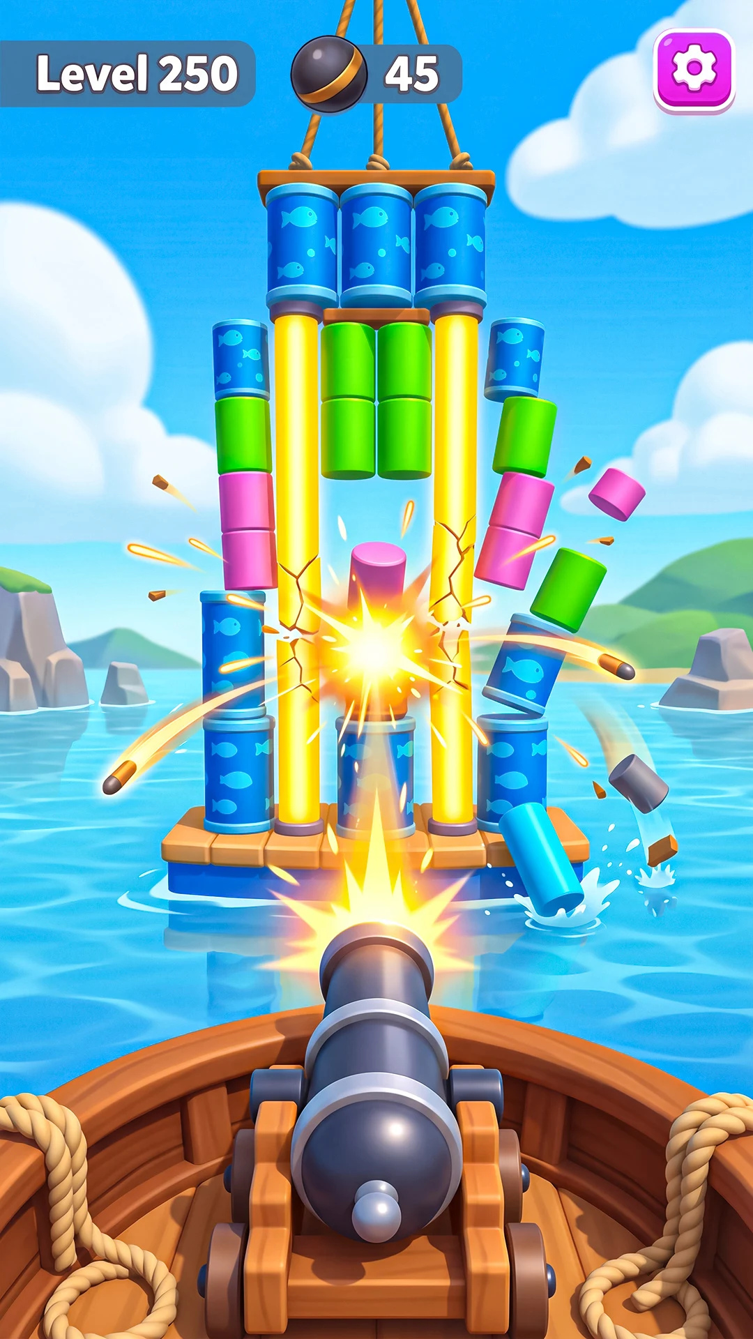 Smash Blocks: Physics Puzzle screenshot